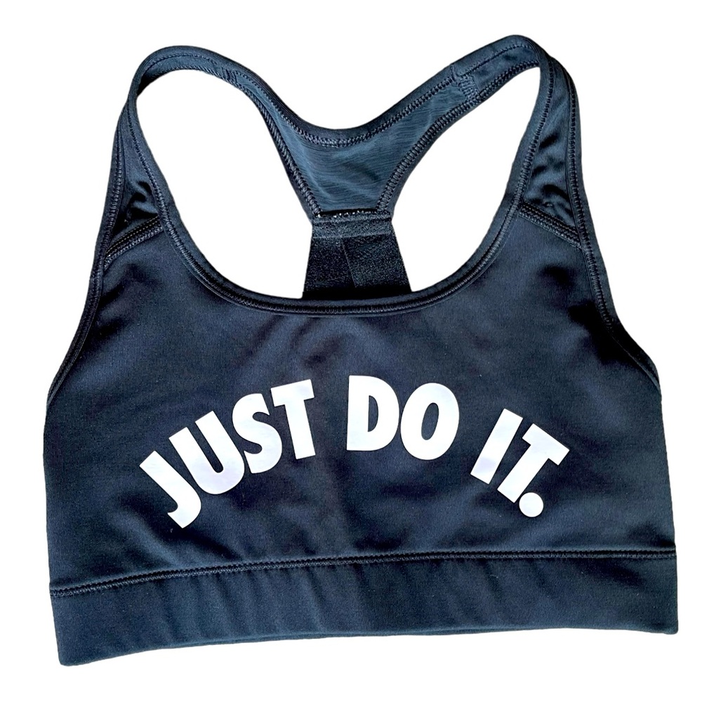 NIKE Victory Compression Sports Bra Black Size XS